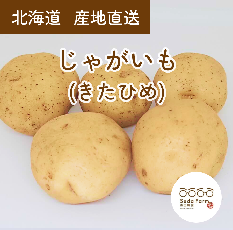 【単品販売】じゃがいも(きたひめ)3kg・5kg・10kg【産地直送】